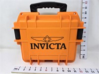 Orange Invicta 3 Slot Watch Case
