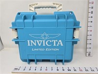 Blue Invicta Limited Edition 3 Slot Watch Case