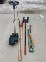 Lawn edger and other yard tools