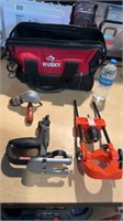 3pc Drill Attachment Accessories and Husky Toolbag