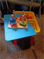 Toddler Sand Table w Accessories and Puzzle