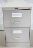 Two Drawer Metal Filing Cabinet