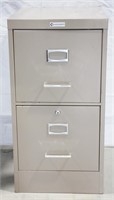 Commodore Two Drawer Metal Filing Cabinet