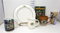 Green Bay Packers Pfaltzgraff Plate/Mug, (2)