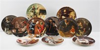 11 Pc Norman Rockwell Collector Plates