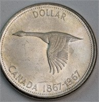 1967 CAD SILVER DOLLAR