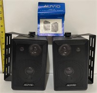 Auvio Speakers - 1 0OW x 2 4" 3-Way Indoor/Outdoor