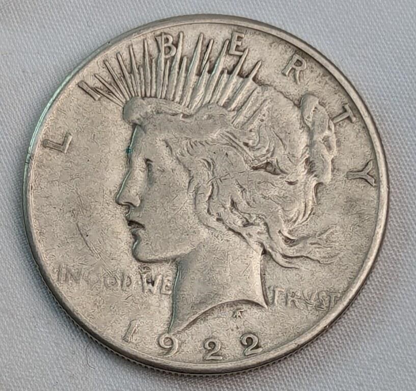 1922 USA PEACE DOLLAR