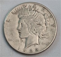 1922 USA PEACE DOLLAR