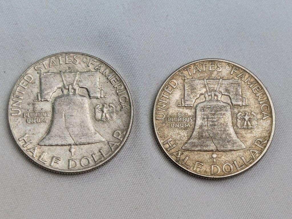 1950/63 LIBERTY BELL 1/2 DOLLARS