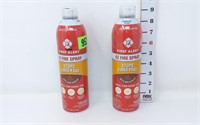 (2) EZ Fire Spray  Extinguisher