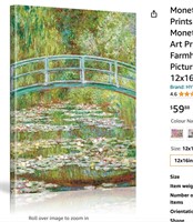 Monet Canvas Wall Art Canvas Prints Water Lilies