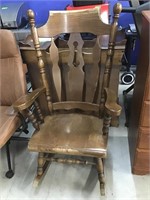 Old Wood Rocking Chair
