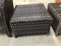 Wicker Patio End Table