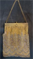 Antique Early 1900’s Micro Steel Cut Beaded Bag