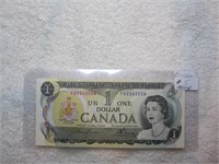 1973 $1 Two letter Lawson-Bouey  Uncirculated