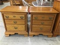 Wood Night Stands Set of 2