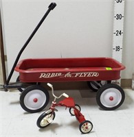 Radio Flyer Wagon & Doll Tricycle