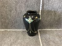 Black Floral Vase