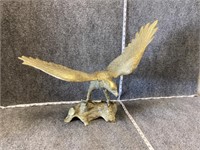 Gold Toned Eagle Statue