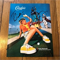 Autographed Jenny McCarthy Candies Promo Photo