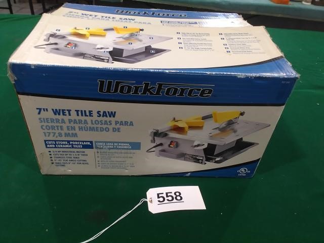 7 inch Wet Tile Saw - Used