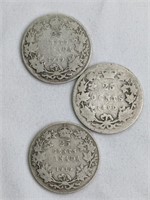 1890/18/19 CAD QUARTERS