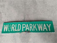 World Parkway Street Sign