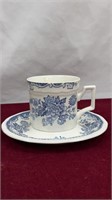 2 Pc. Kensington Blue Onion Tea Cup & Plate Set