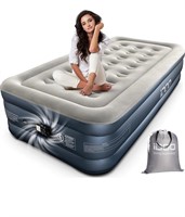 ($140) iDOO Single Air Mattress, Twin Size Inflat