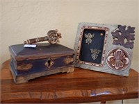 Decorative Trinket Box and Picture Frame