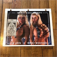 Autographed Wendy Whoppers Adult Film Promo Photo