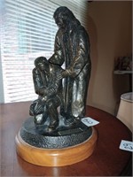 Scott Stearman "Never alone" sculpture. Approx 8