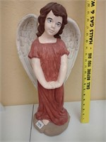 20 inch tall ceramic angel
