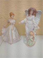2 Vintage porcelain figurines