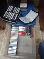 Large lot of CDs and cassettes