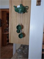 Ceramic teapot wind chime