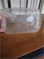 Arcoroc France glass refrigerator dish with lid,