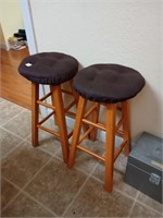Pair of 25 inch bar stools