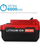 Powerextra 1 Pack 6.0Ah 20V MAX Lithium