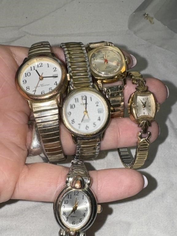 Group of ladies watches, including Hamilton and