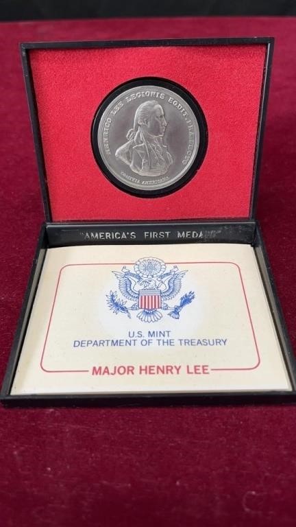America’s First Medals Major Henry Lee Coin