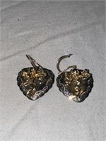 Angel Earrings with 14K gold hoops