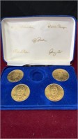4 Presidential Large Collectors Coins