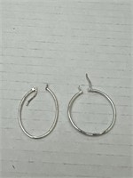 Sterling scrap hoop earrings 2g