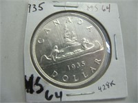 1935 $1 CDN COIN