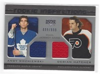 ANDY WOZNIEWSKI/DERIAN HATCHER DUAL JSY 99/999