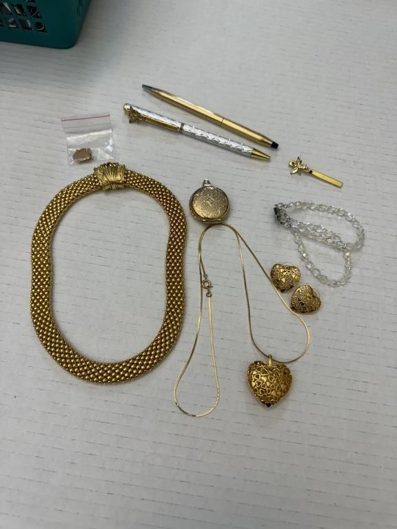 Group of Costume Jewelry and Pins