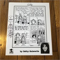 Autographed Cathy Guisewite Comic Publicity Photo