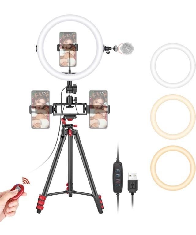 New Neewer 10-Inch Selfie Ring Light with